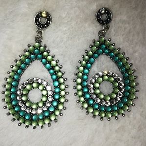 🌊  BUBBLY AQUA EARRINGS